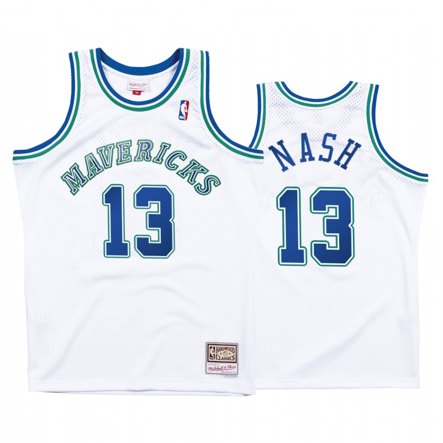Mavericks Steve Nash #13 Hardwood Classics Jersey