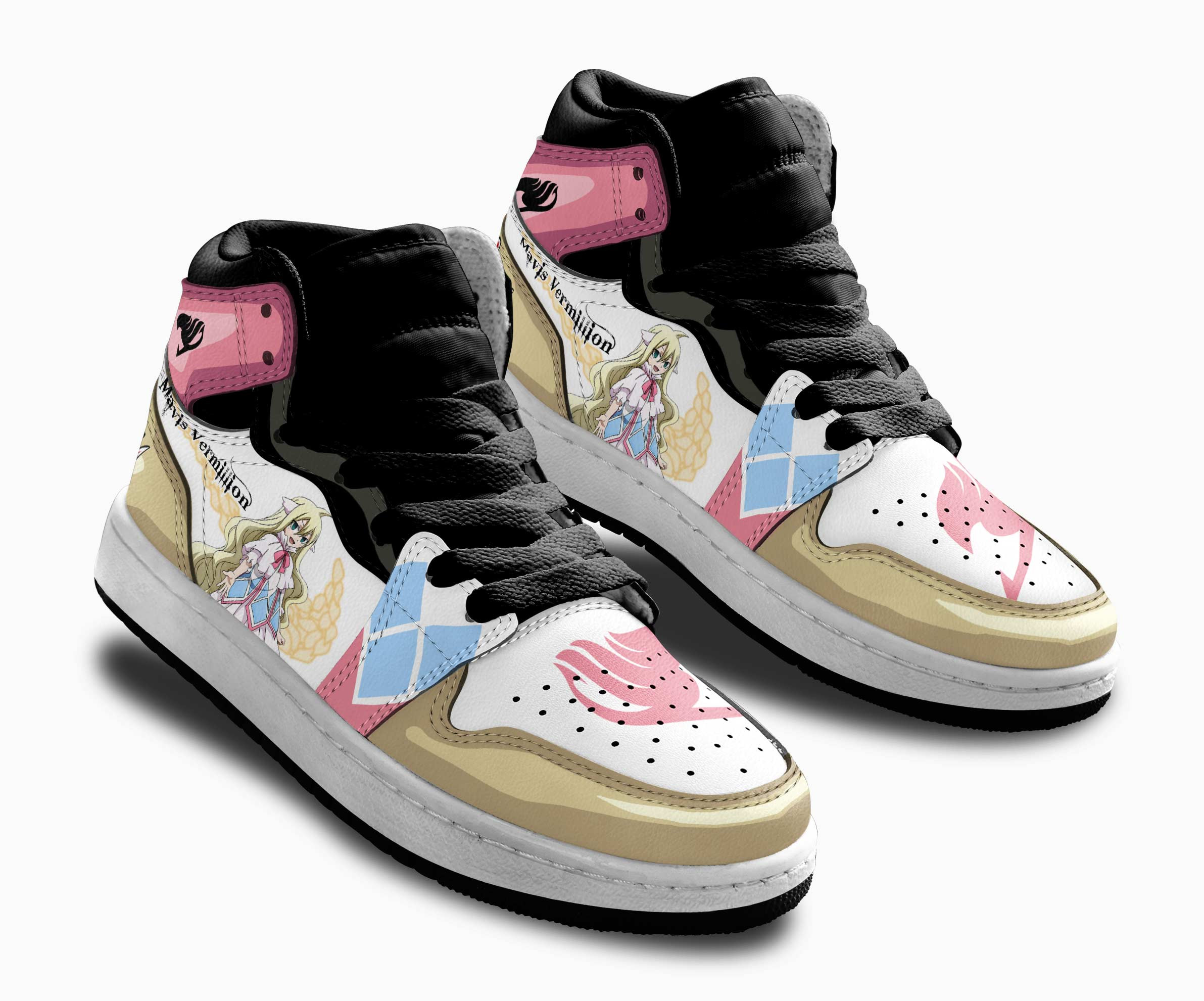 Mavis Vermillion Kids Sneakers Custom Fairy Tail Anime Shoes For Kids