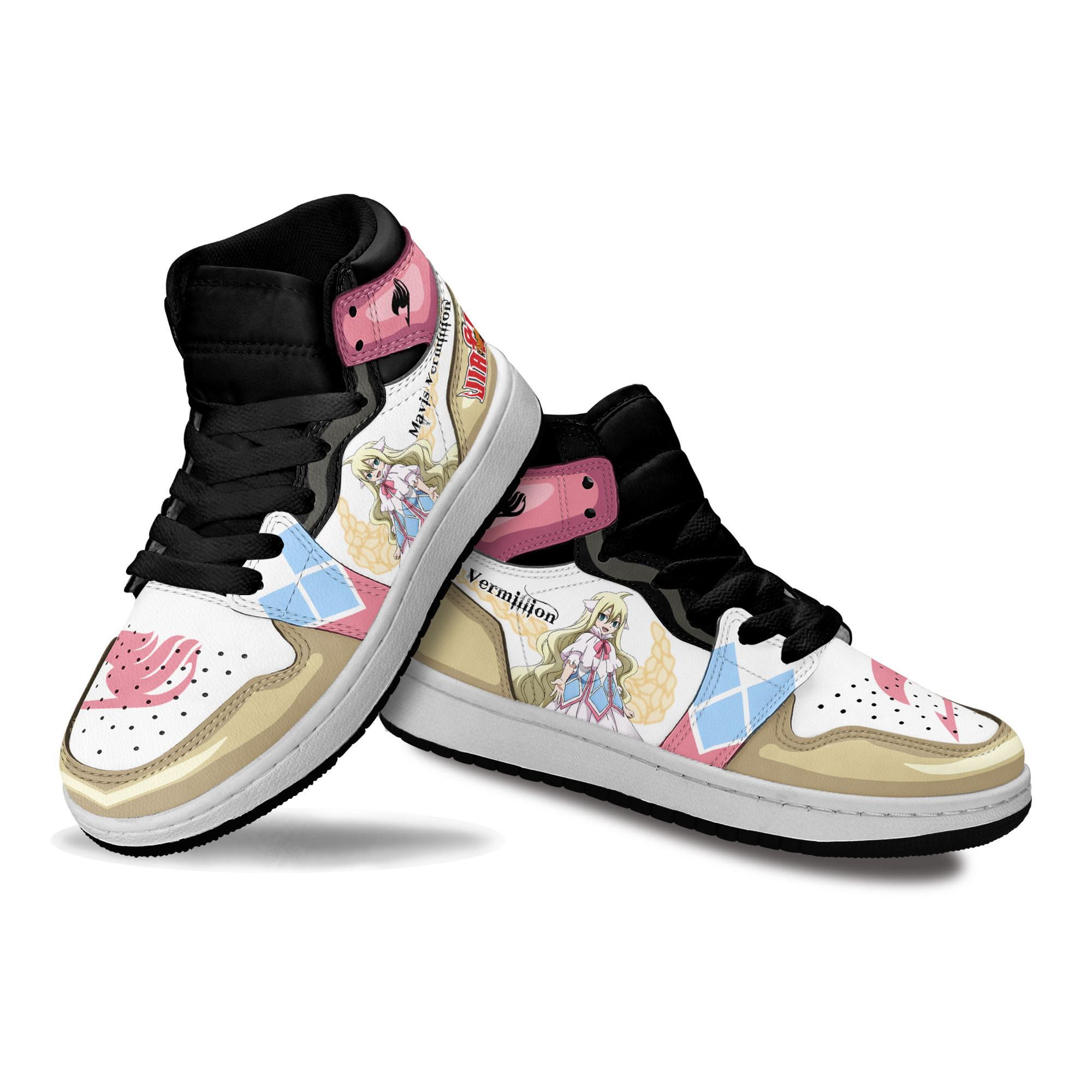 Mavis Vermillion Kids Sneakers Custom Fairy Tail Anime Shoes For Kids