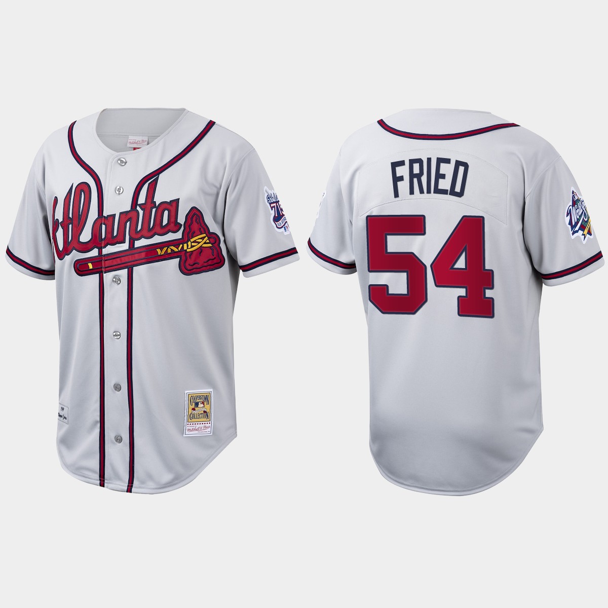 Max Fried Atlanta Braves Cooperstown Collection Jersey - White