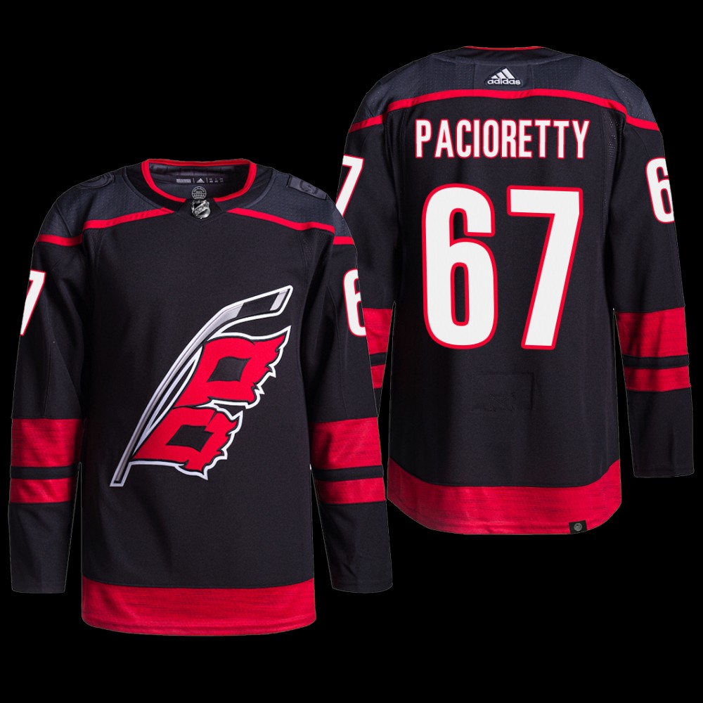 Max Pacioretty Carolina Hurricanes Primegreen Jersey 2022 Black #67 Alternate Uniform