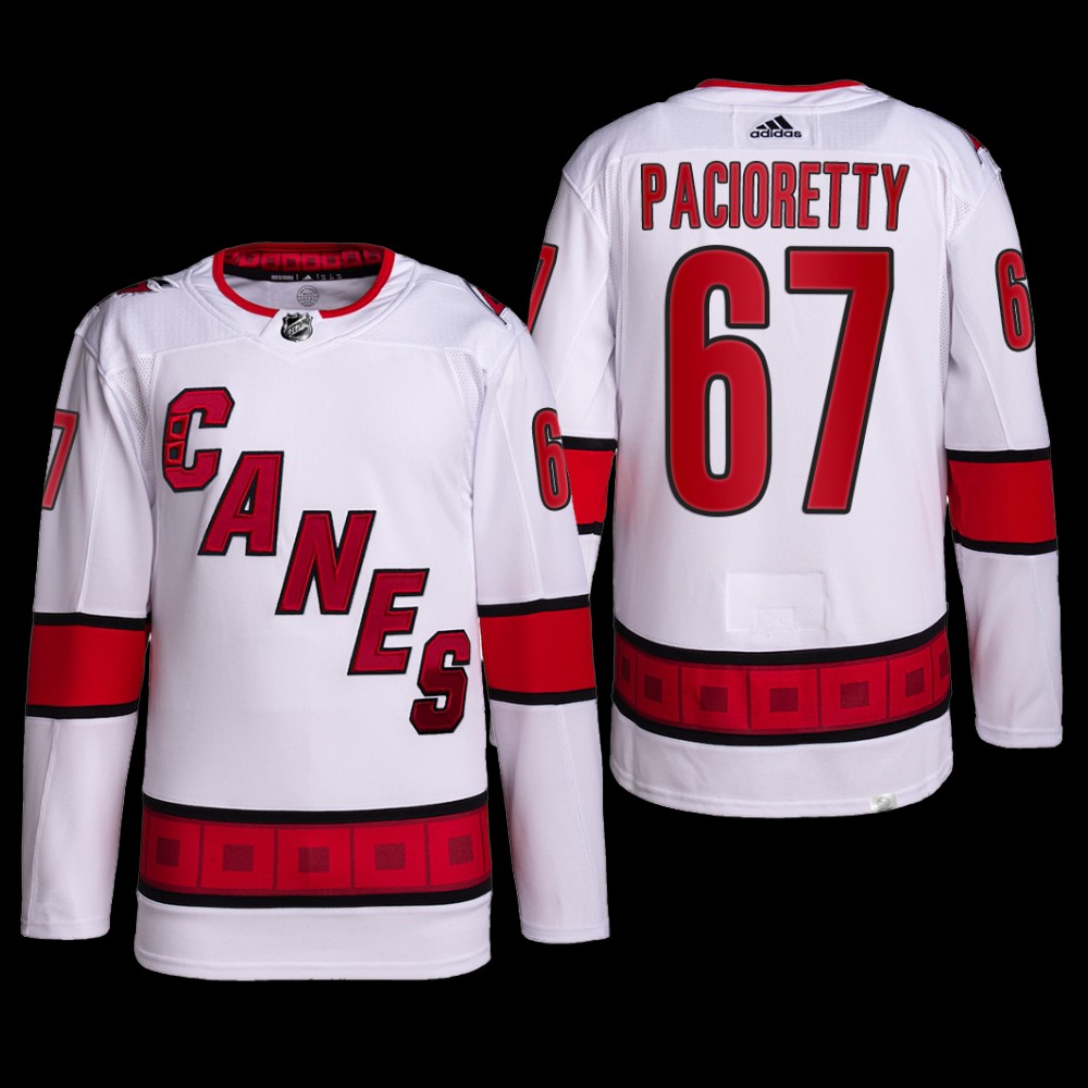 Max Pacioretty Carolina Hurricanes Primegreen Jersey 2022 White #67 Away Uniform