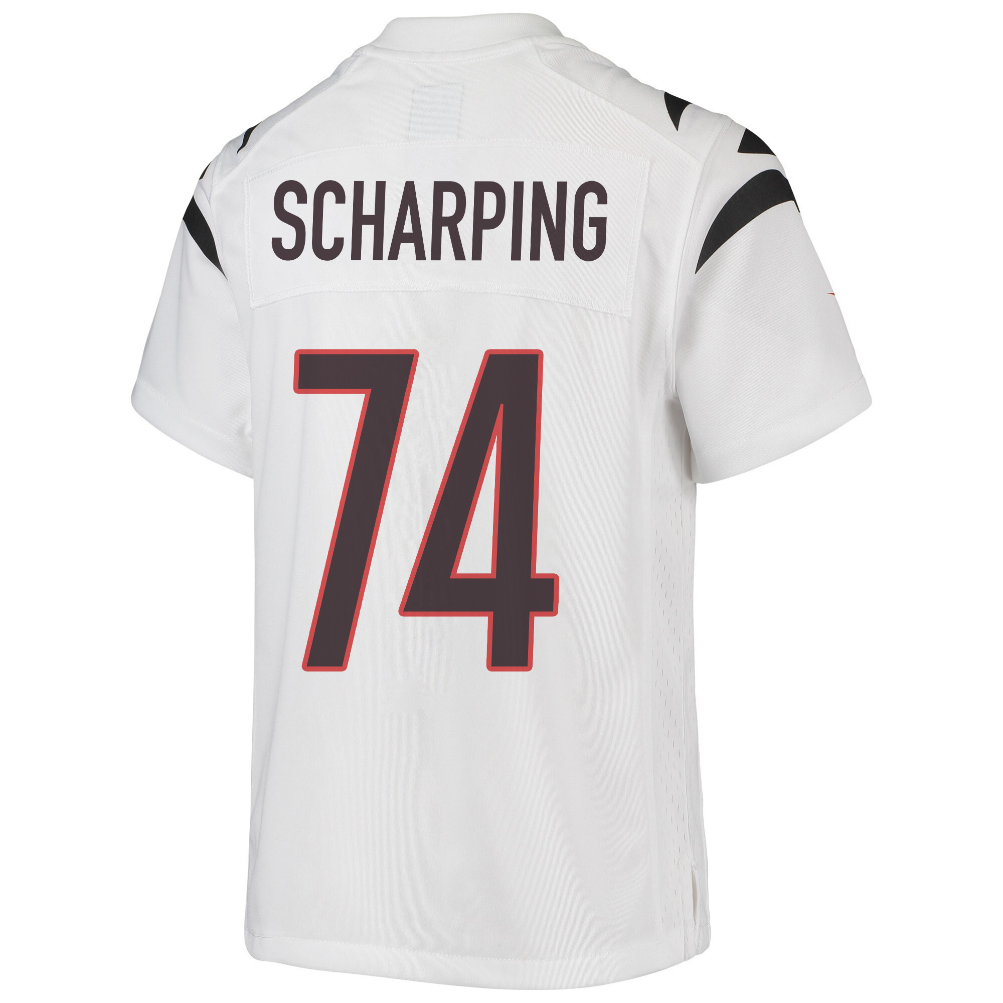 Max Scharping 74 Cincinnati Bengals Super Bowl LVII Champions Youth Game Stitched Jersey – White