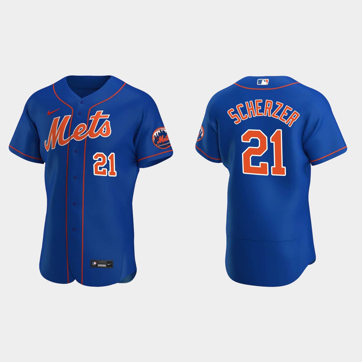 Max Scherzer New York Mets Alternate Jersey - Royal