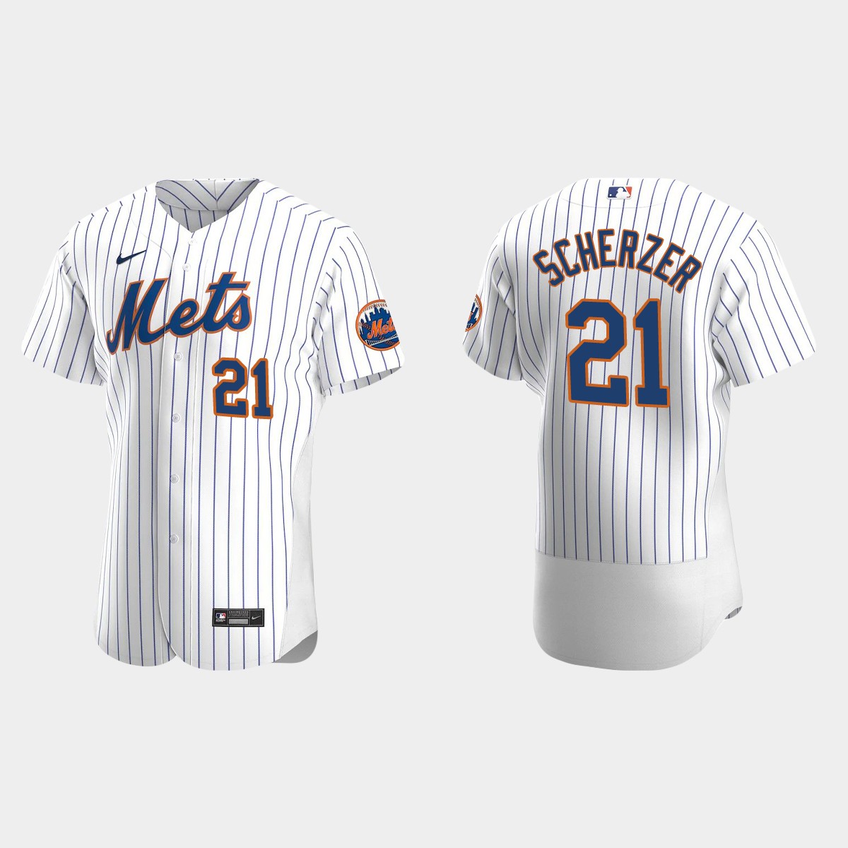 Max Scherzer New York Mets Home Jersey - White