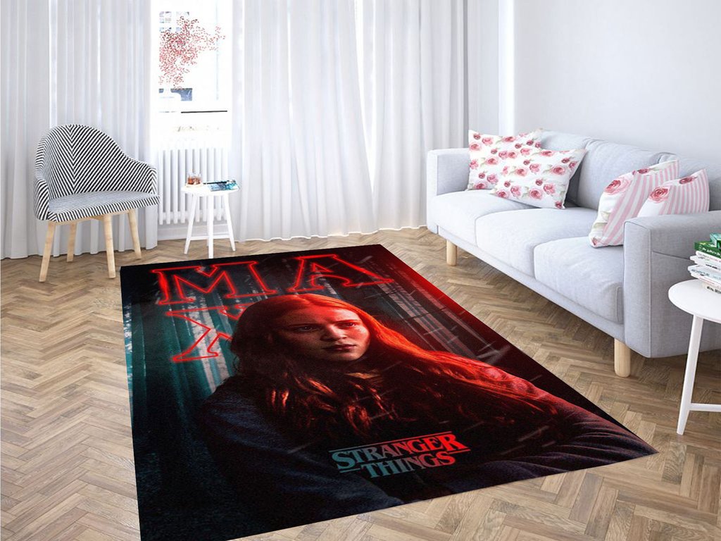 Max Stranger Things Living Room Modern Carpet Rectangle Rug