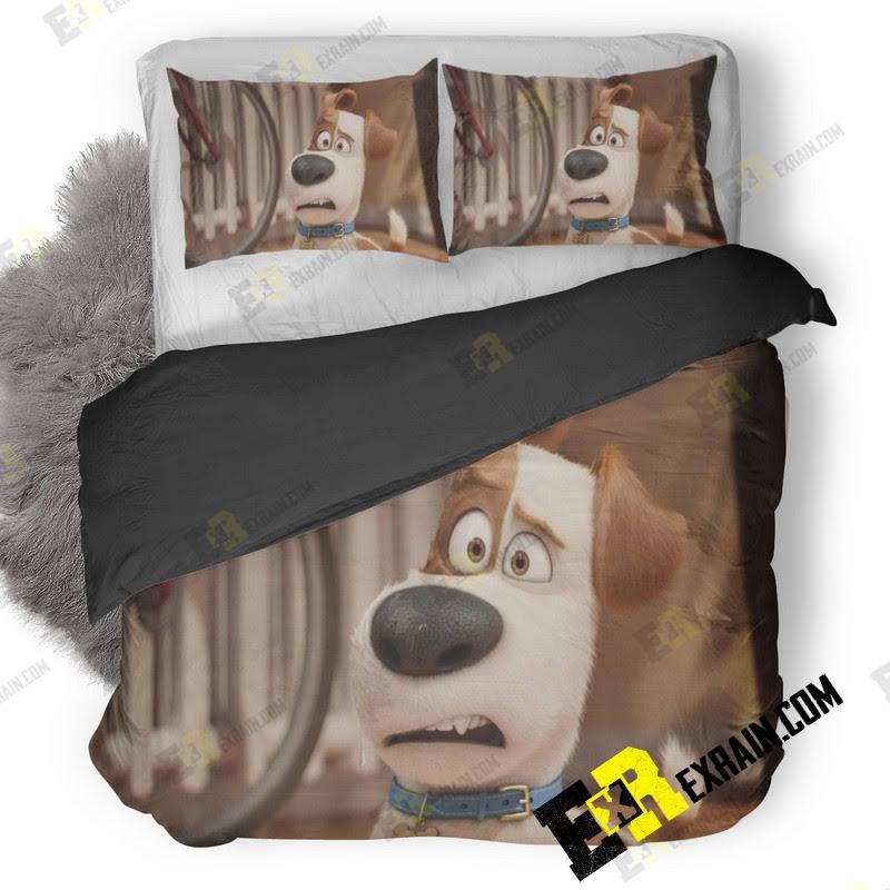 Max The Secret Life Of Pets Qhd 3D Customized Duvet Cover Bedding Set