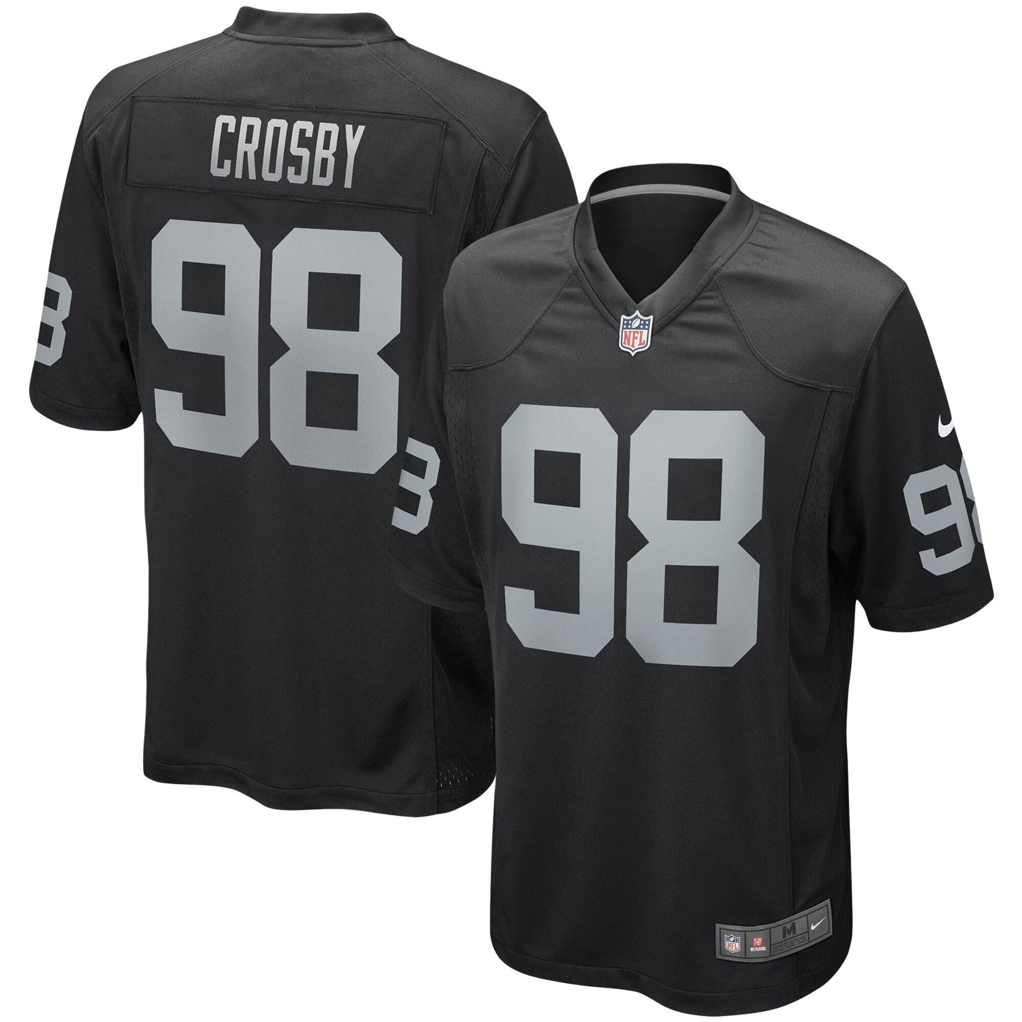 Maxx Crosby Las Vegas Raiders Game - Black Jersey - All Stitched 
