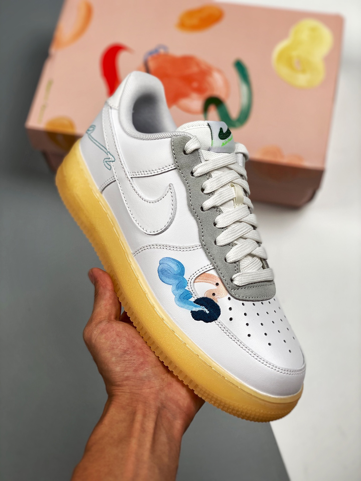 Mayumi Yamase x Nike Air Force 1 Low Flyleather White For Sale