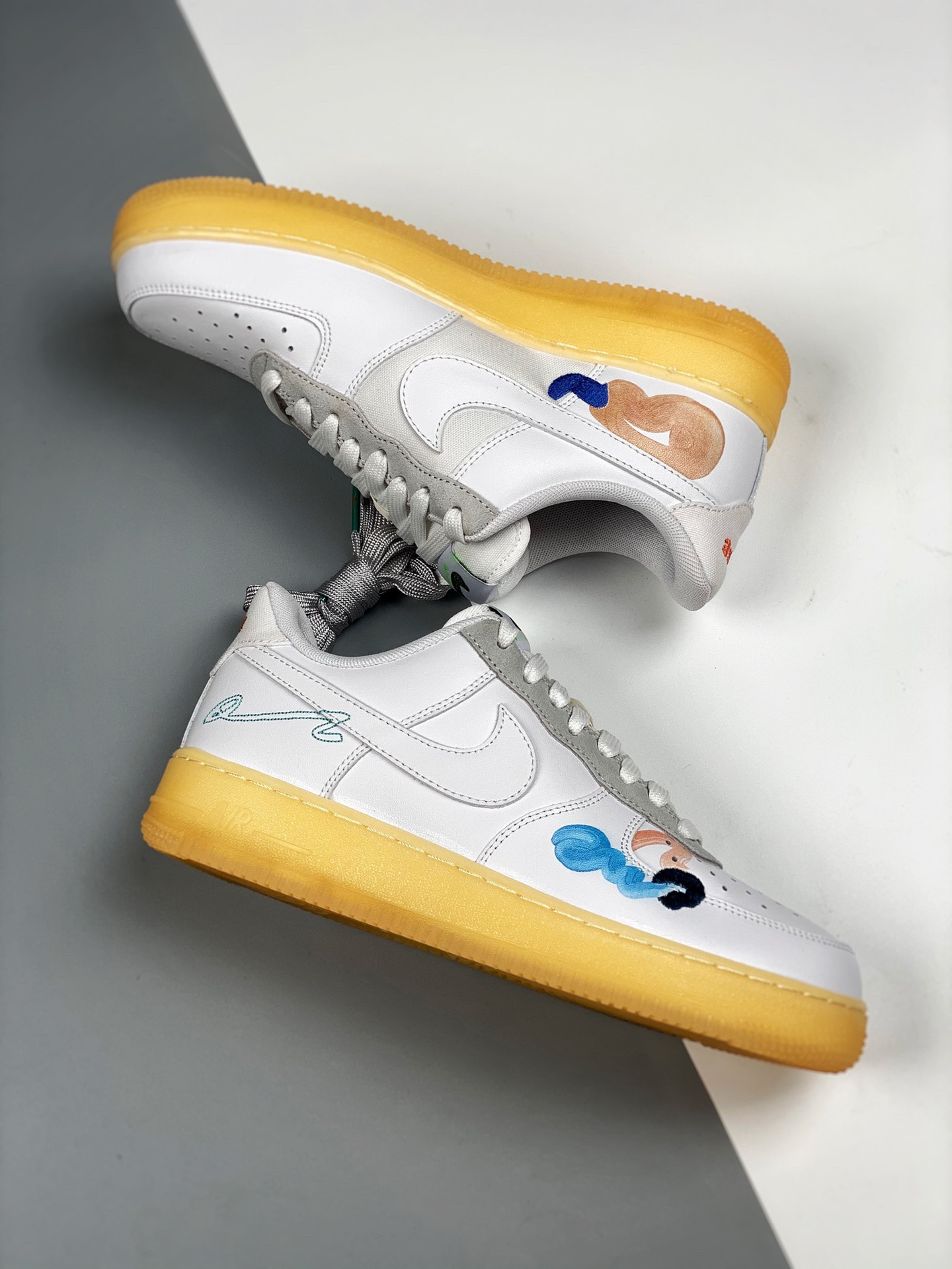 Mayumi Yamase x Nike Air Force 1 Low Flyleather White For Sale