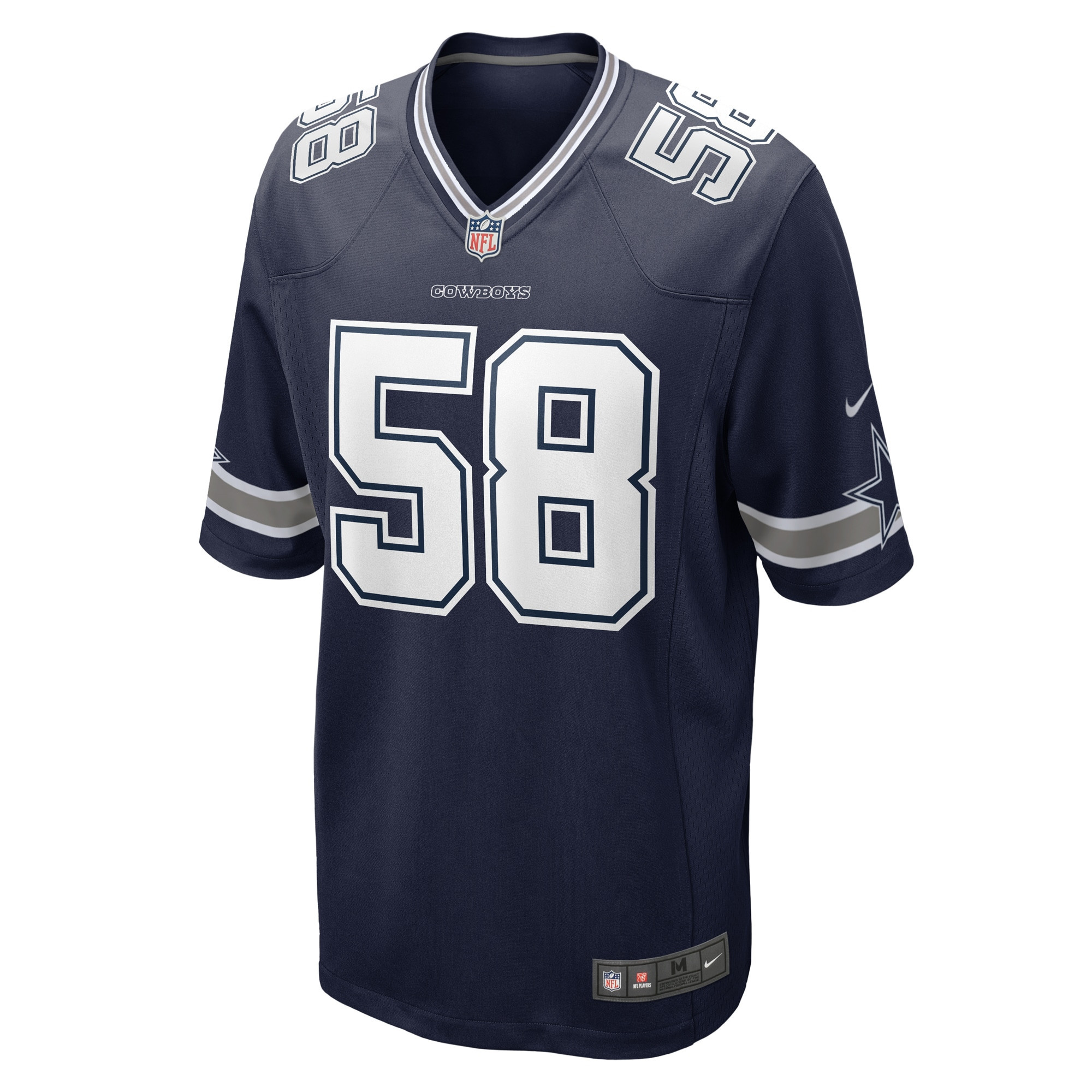 Mazi Smith 58 Dallas Cowboys 2023 NFL Draft Game Stitched Jersey – Navy
