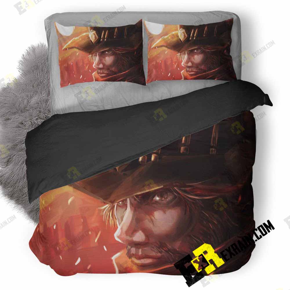 Mccree Overwatch Art Fd 3D Customized Duvet Cover Bedding Set