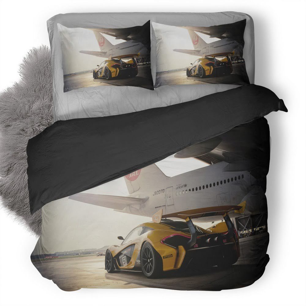 Mclaren P1 Gran Turismo Sport 3D Customized Duvet Cover Bedding Set