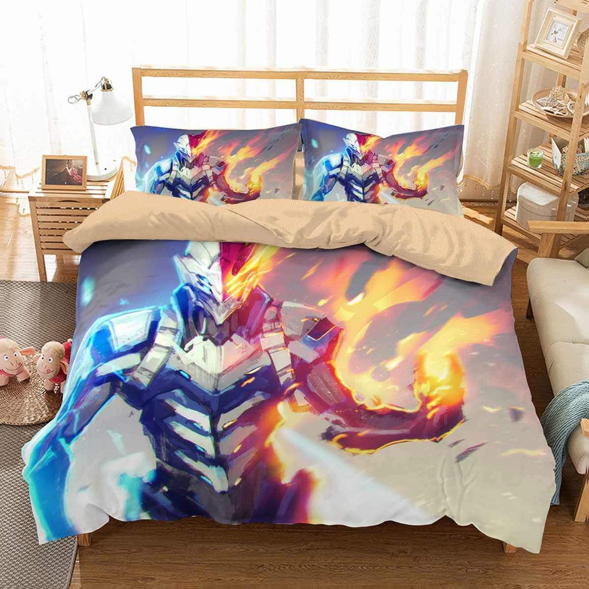 Mecha Todoroki 3D Customized Duvet Cover Bedding Set