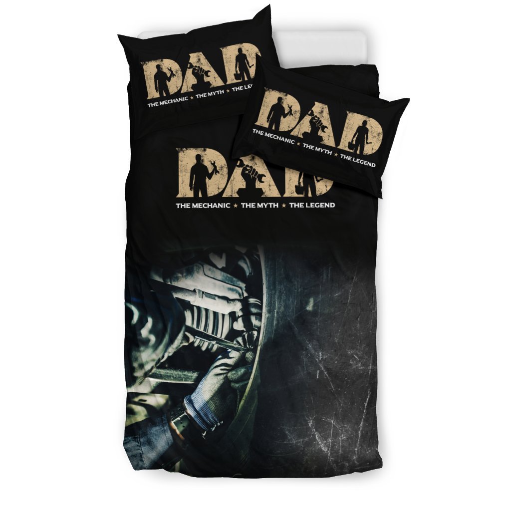 Mechanic Dad 3D Customized Duvet Cover Bedding Set