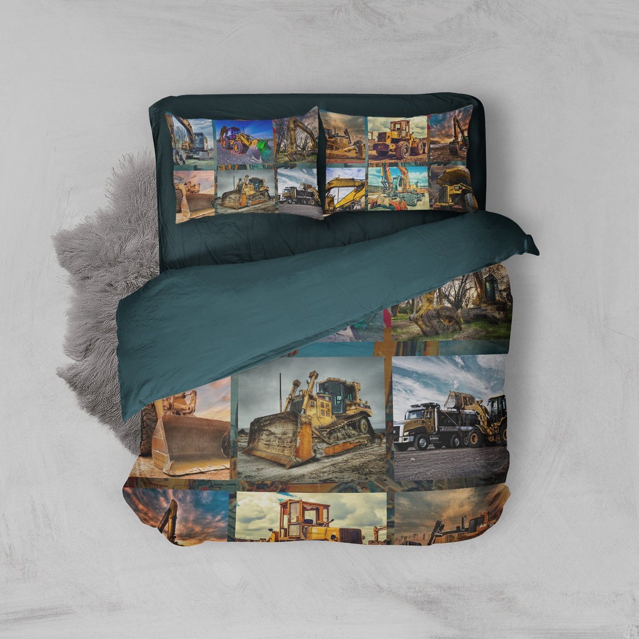 Mechanic The Dream Of Heavy Equipment Operator Operator 3D Customized Duvet Cover Bedding Set