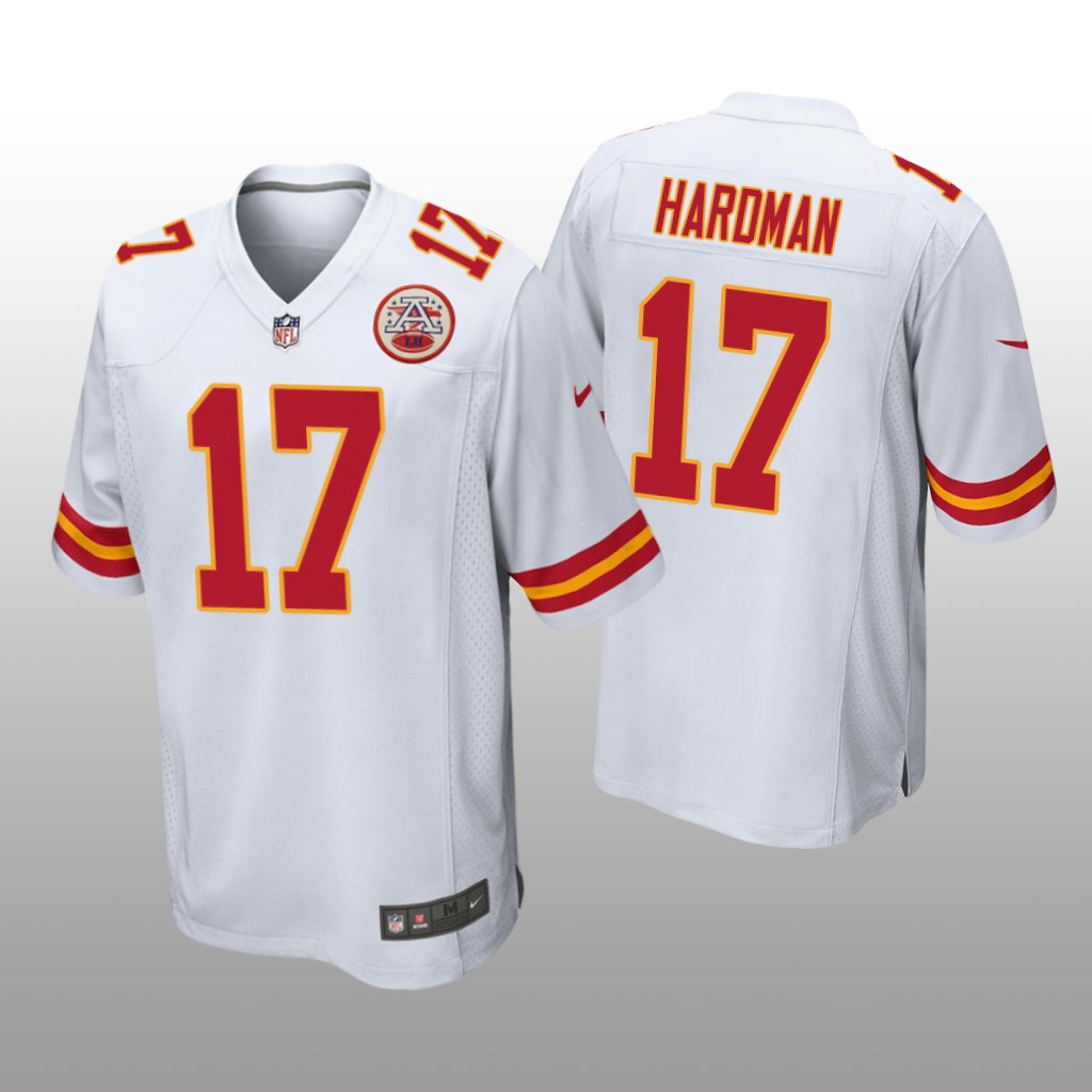 Mecole Hardman Kansas City Chiefs White NFL Draft Game Jersey