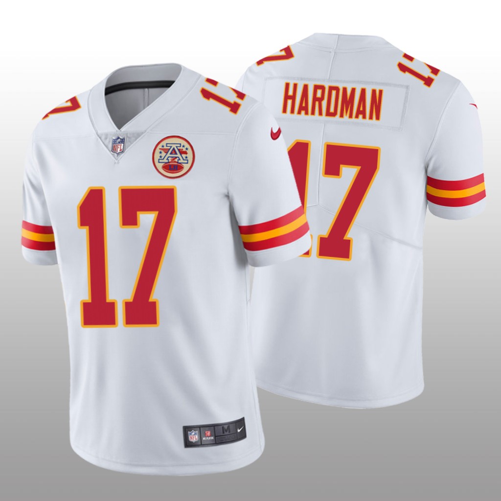 Mecole Hardman Kansas City Chiefs White NFL Draft Vapor Limited Jersey