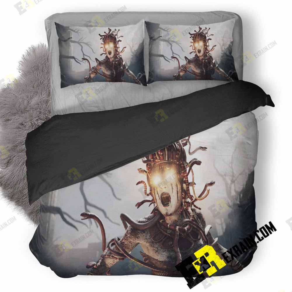 Medusa Assassins Creed Odyssey 02 3D Customized Duvet Cover Bedding Set