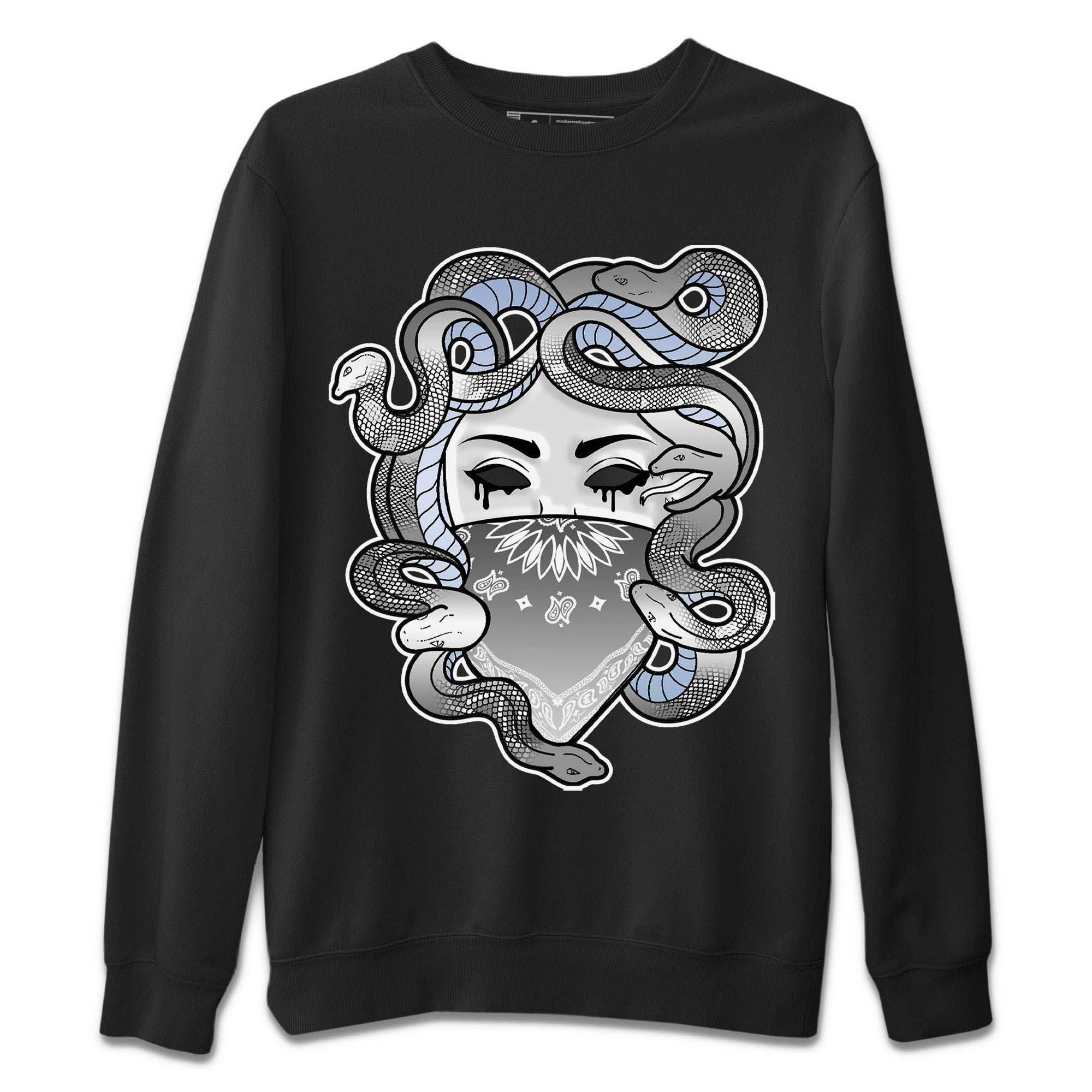 Medusa Unisex Sweater – Air Jordan 11 White Cement, Sneakers Matching Sweater
