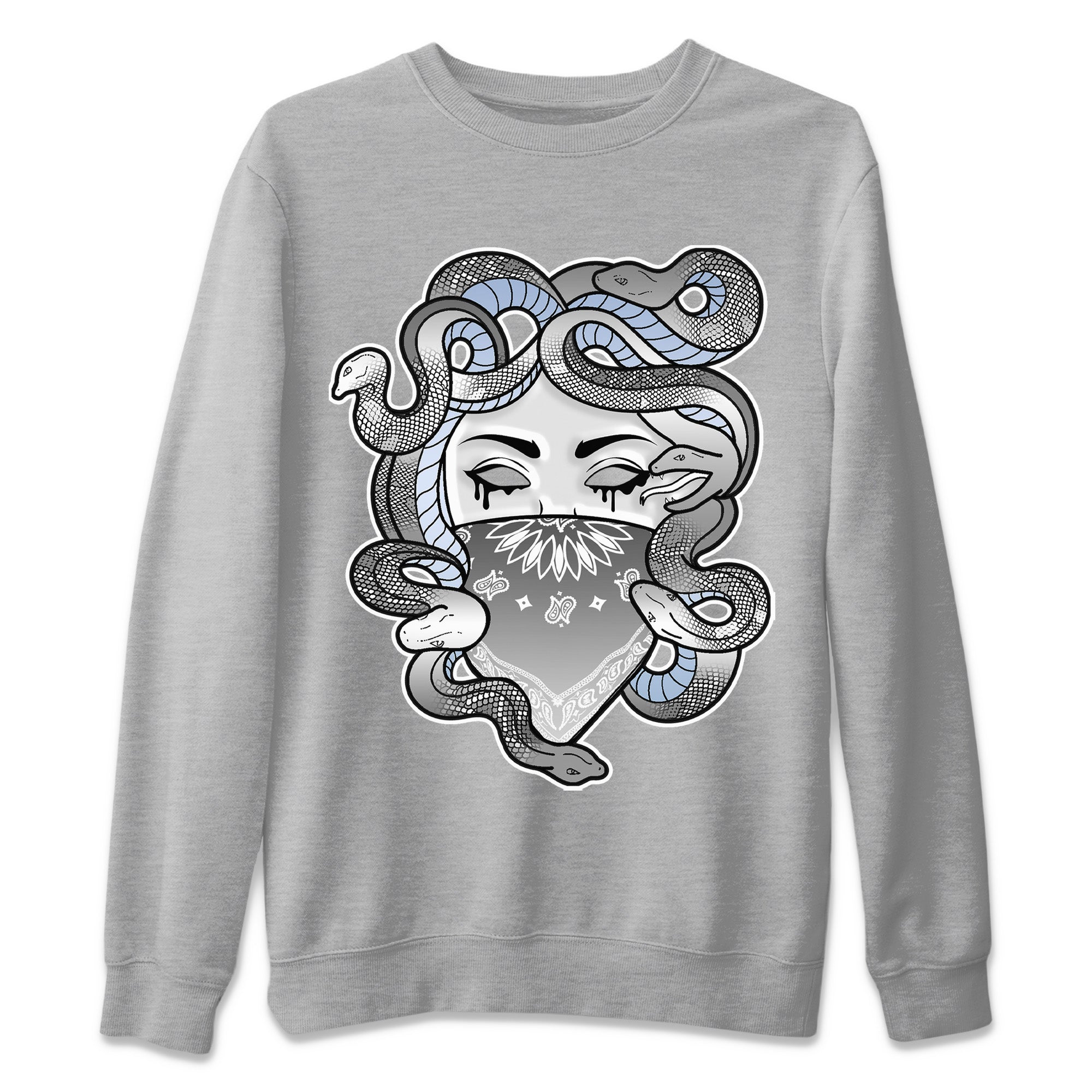 Medusa Unisex Sweater – Air Jordan 11 White Cement, Sneakers Matching Sweater