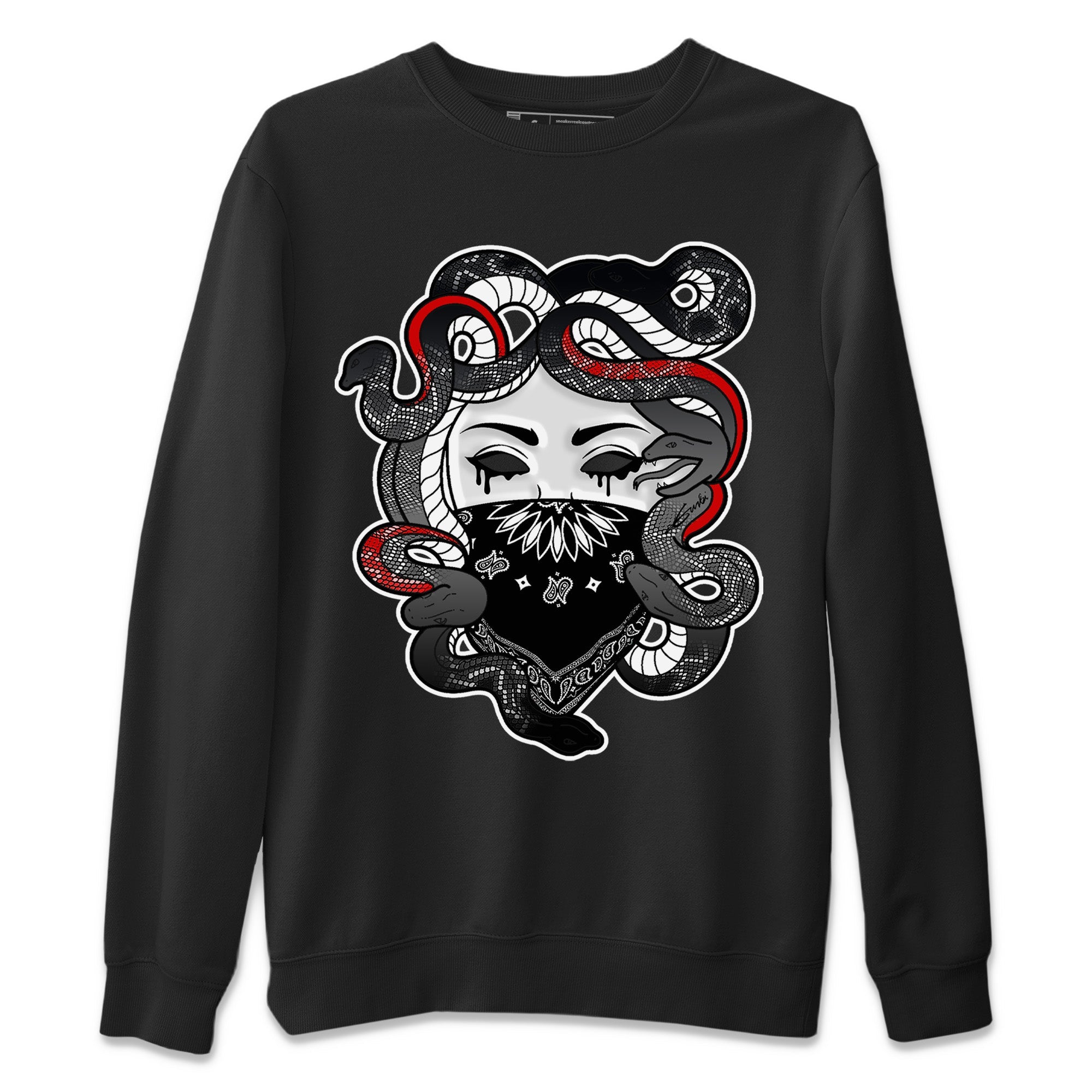 Medusa Unisex Sweater – Air Jordan 13 Black Flint, Sneakers Matching Sweater