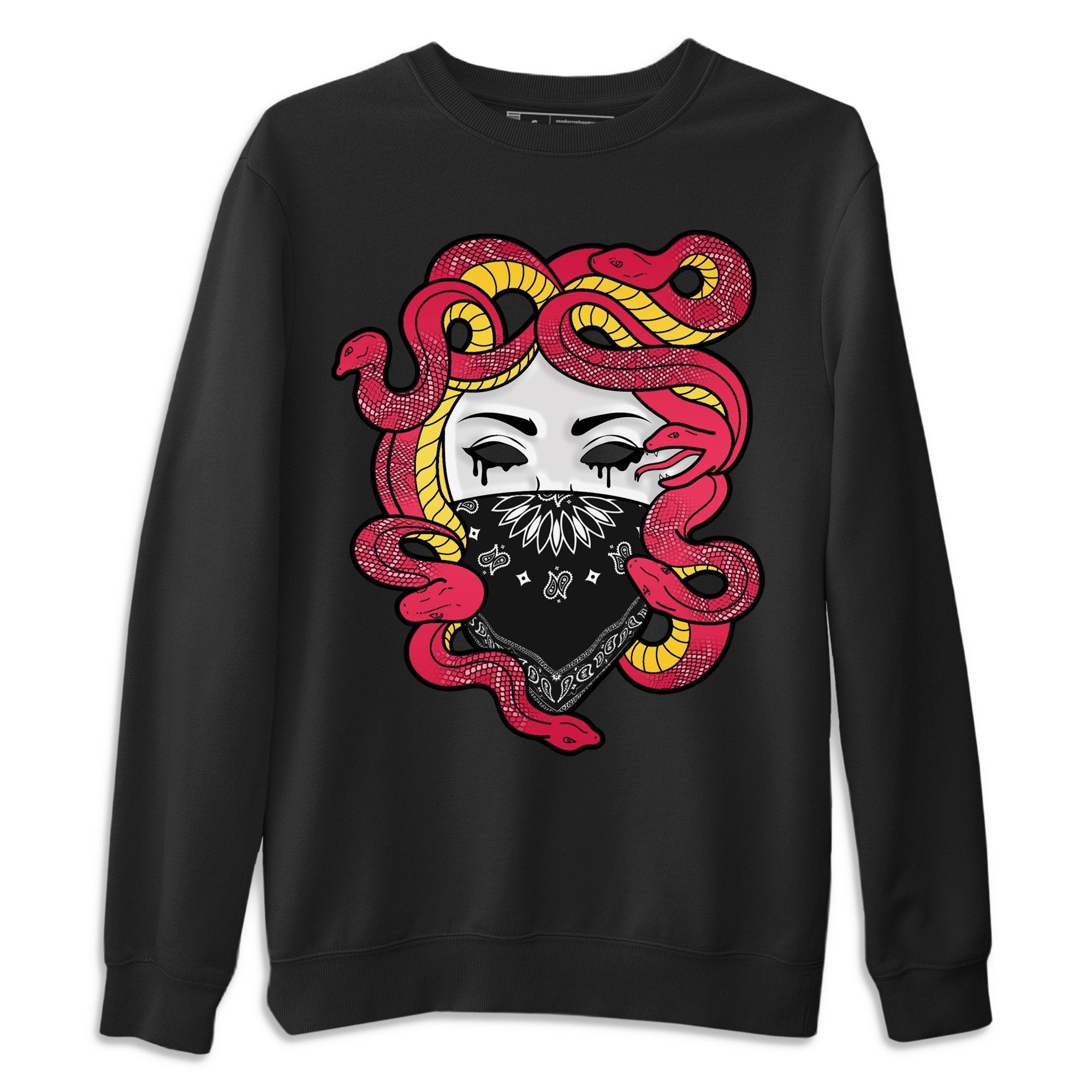 Medusa Unisex Sweater – Air Jordan 1 Light Fusion Red, Sneakers Matching Sweater