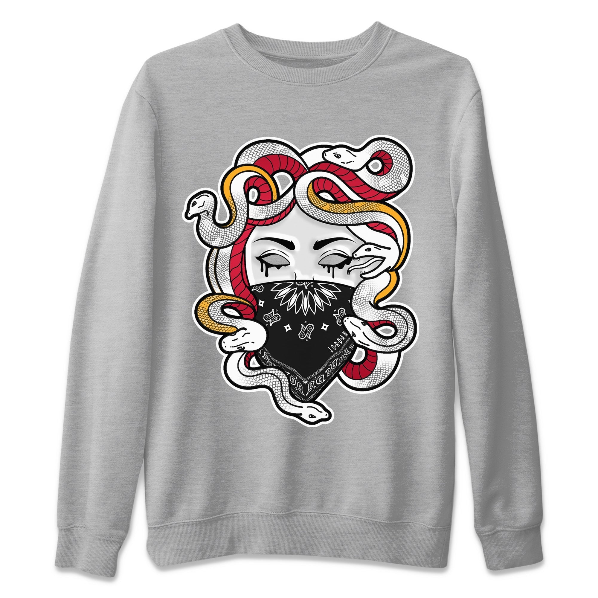 Medusa Unisex Sweater – Air Jordan 7 Cardinal, Sneakers Matching Sweater