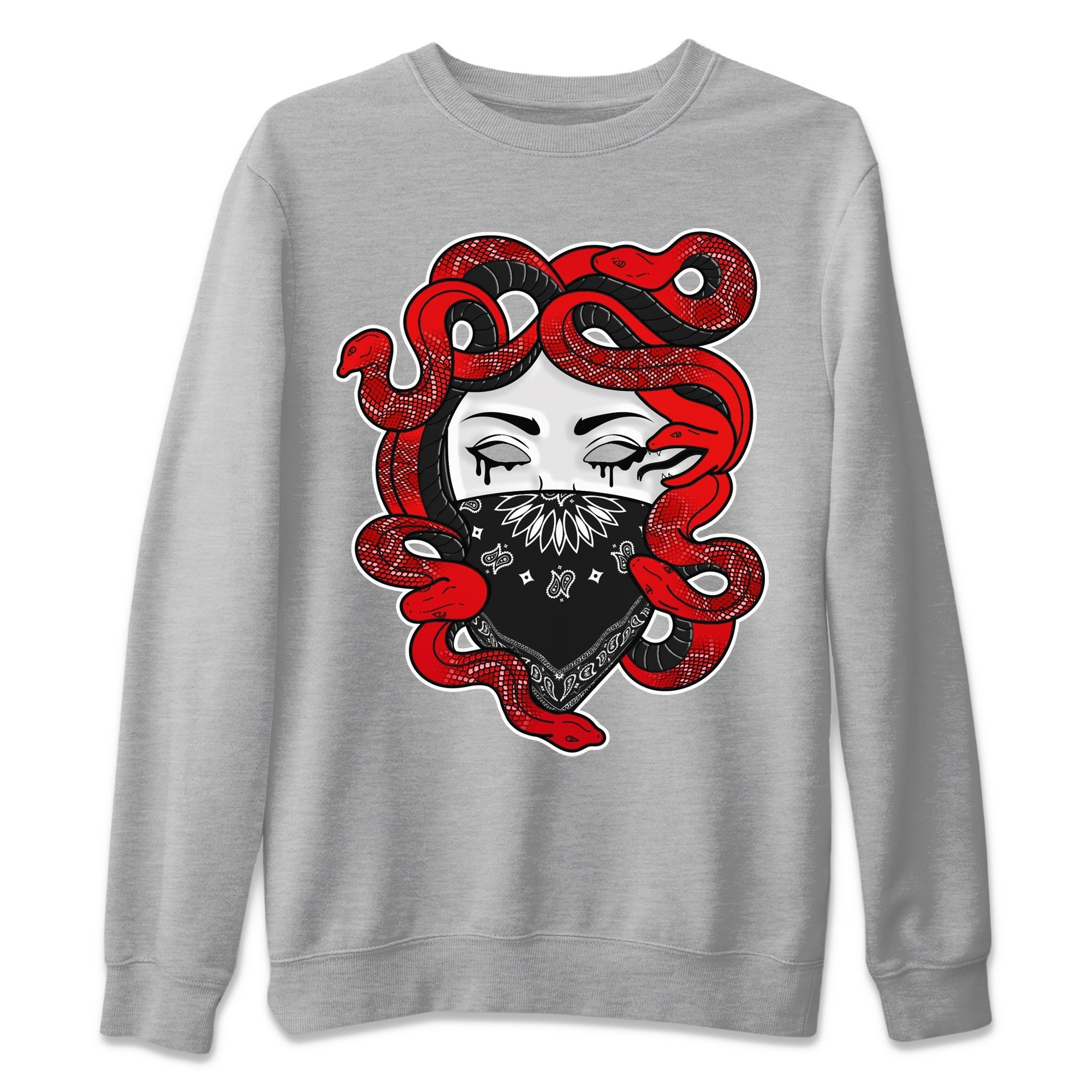 Medusa Unisex Sweater – Air Jordan 9 Chile Red, Sneakers Matching Sweater