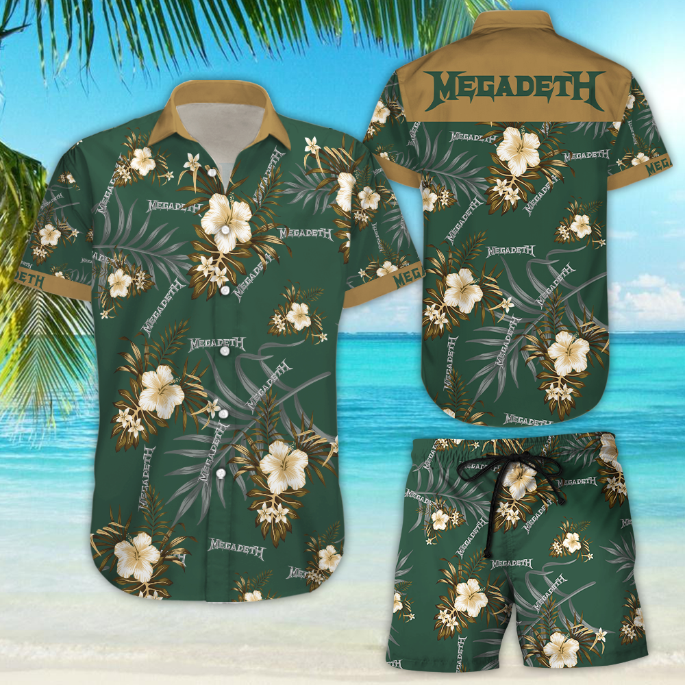 Megadeth Hawaii Shirt 3D
