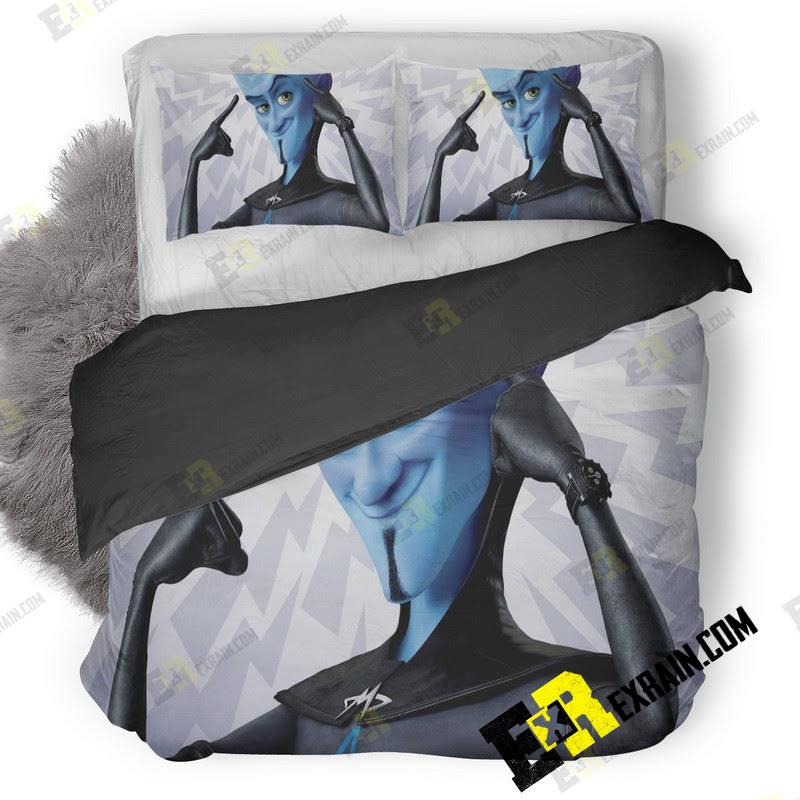 Megamind 2010 Wide 3D Customized Duvet Cover Bedding Set
