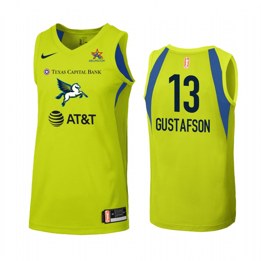 Megan Gustafson WNBA Secondary Women's Green Jersey
