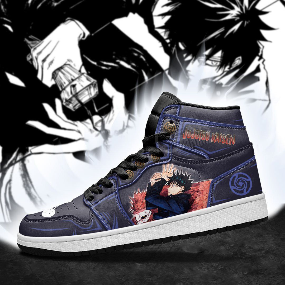 Megumi Fushiguro Jujutsu Kaisen Anime 1 High Top Air Jordan Sneaker, Air Jordan Hightop