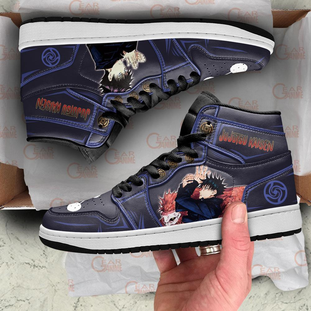 Megumi Fushiguro Jujutsu Kaisen JD1s Sneakers Anime Shoes, Air Jordan Hightop