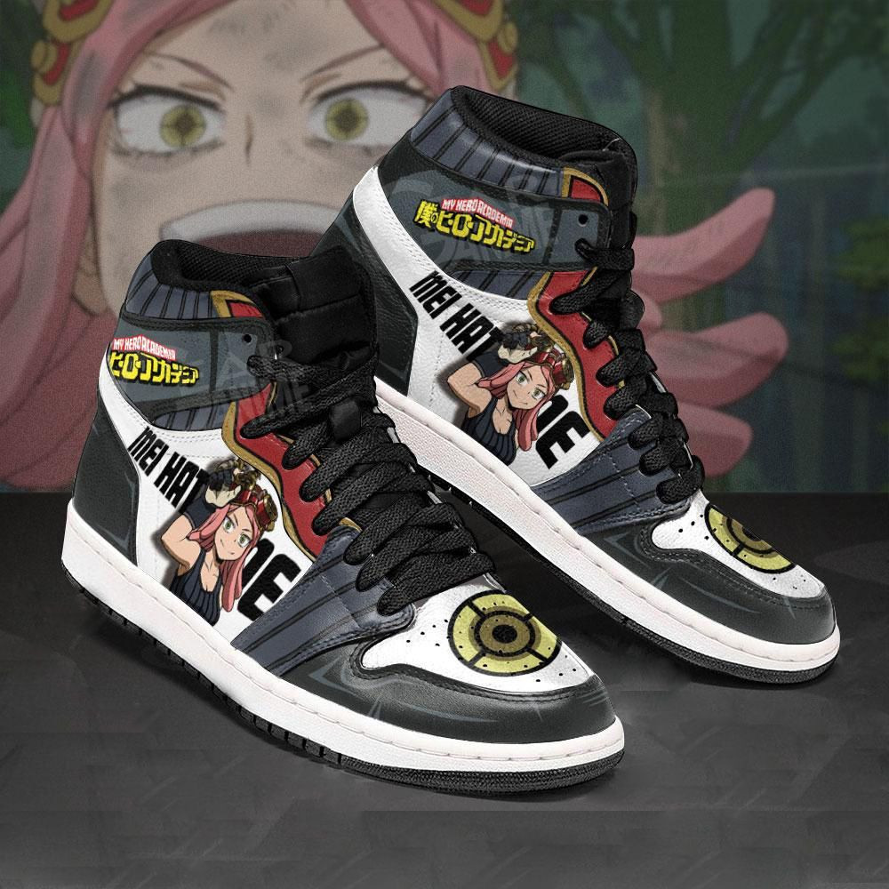 Mei Hatsume My Hero Academia anime High Top Air Jordan Sneaker, Air Jordan Hightop