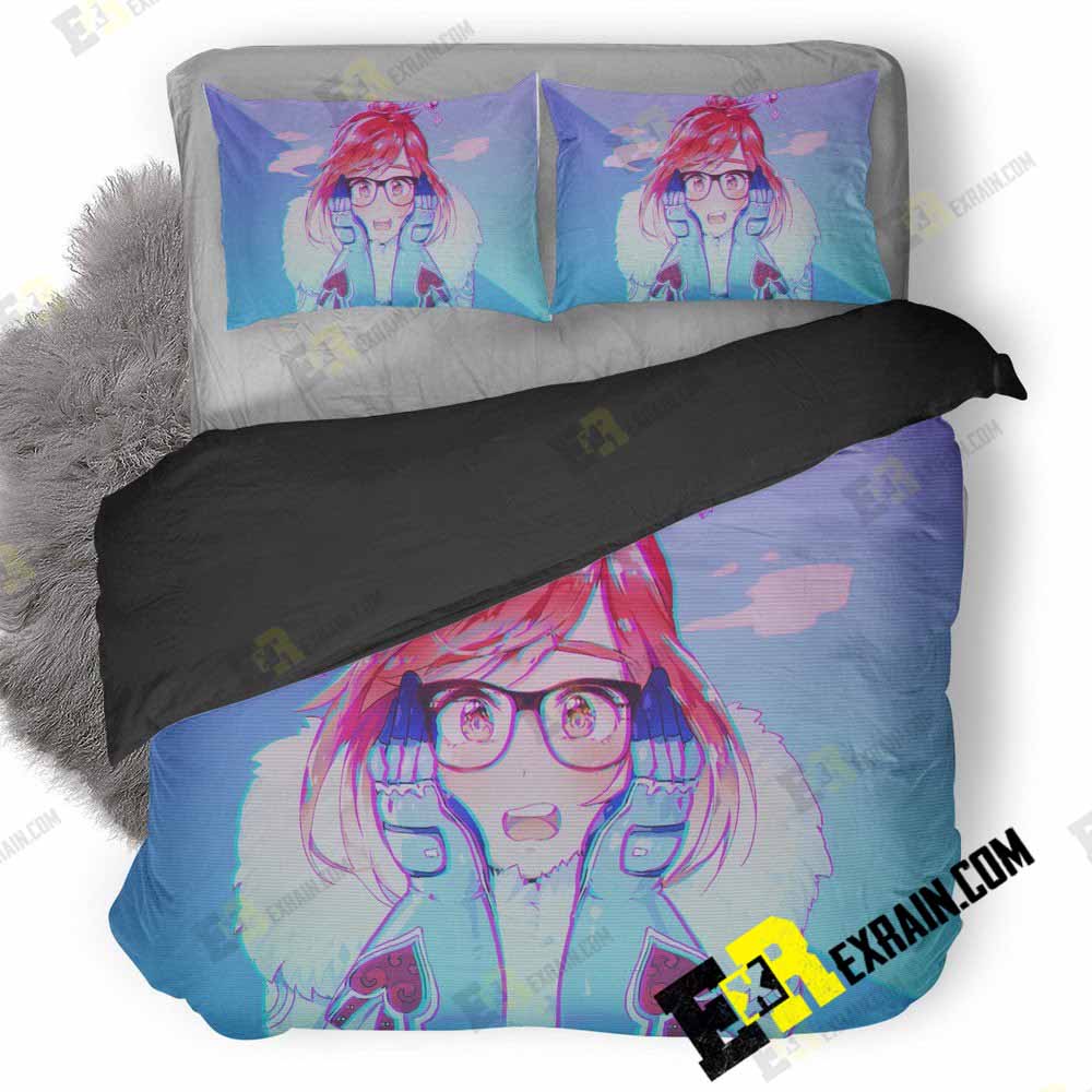 Mei Overwatch Game 6U 3D Customized Duvet Cover Bedding Set