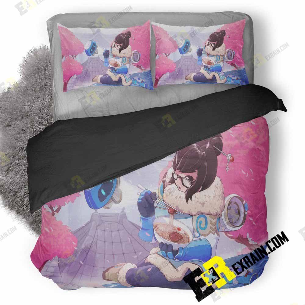 Mei Overwatch Ws 3D Customized Duvet Cover Bedding Set