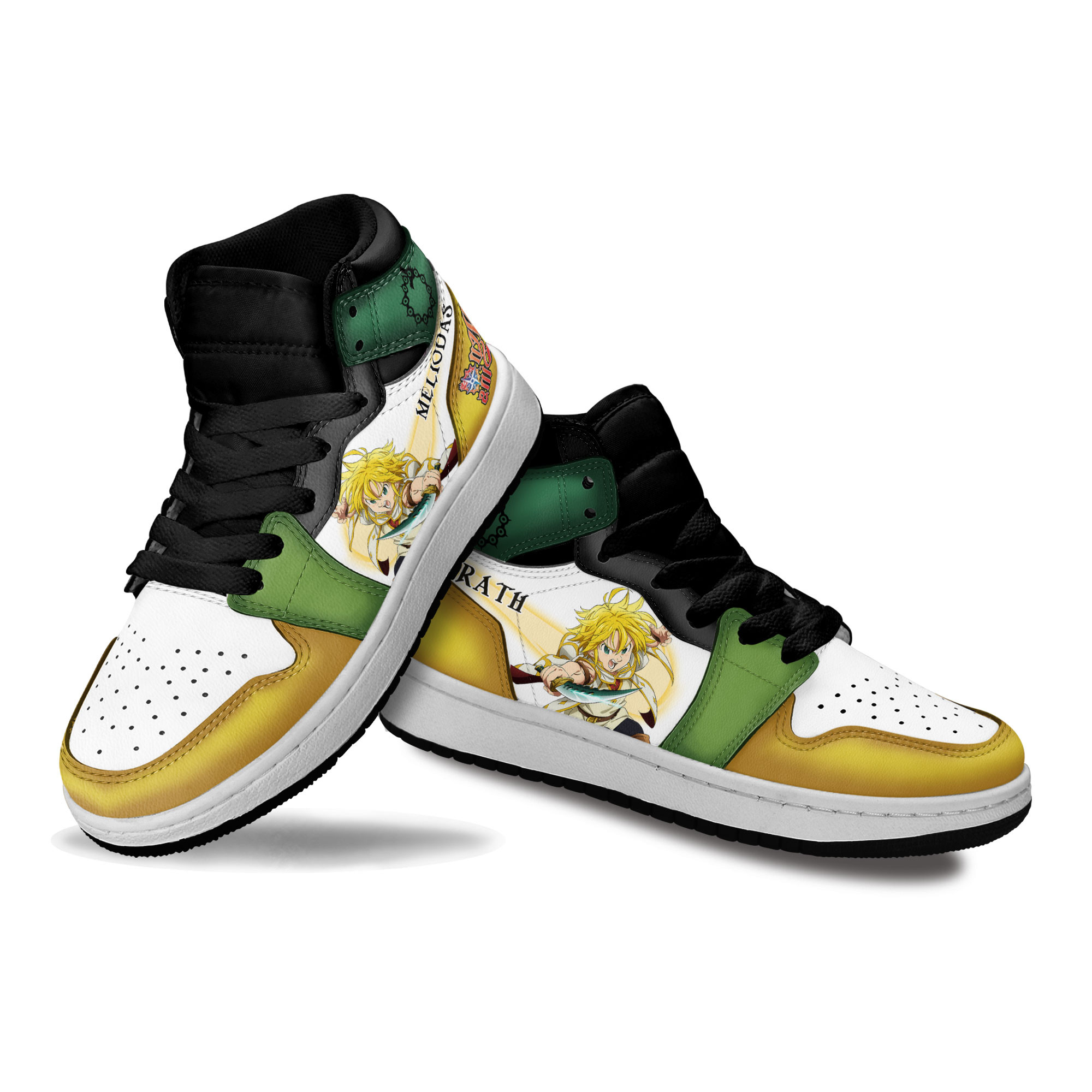 Meliodas Kids Sneakers The Seven Deadly Sins Anime Shoes For Kids