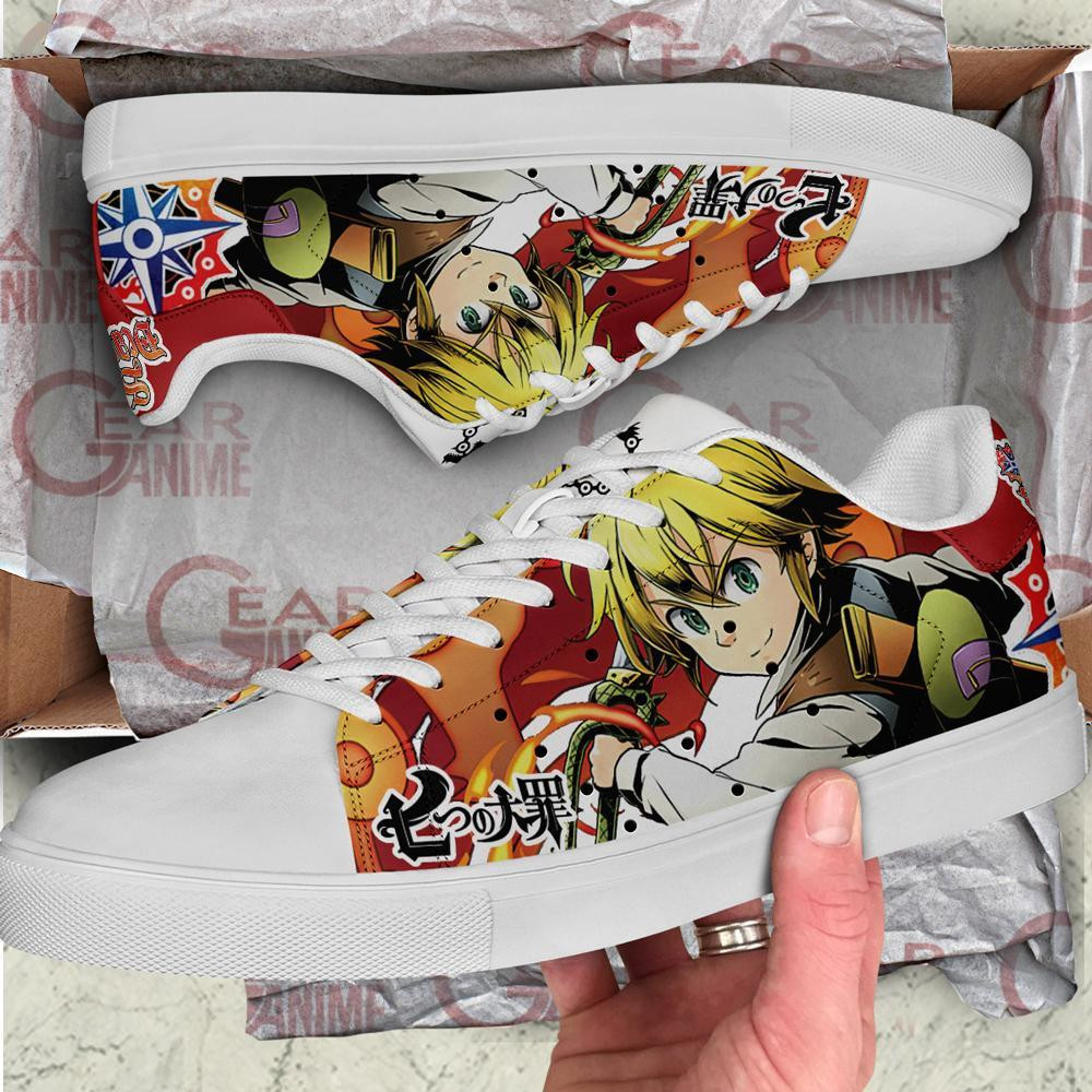 Meliodas Skate Shoes The Seven Deadly Sins Anime Custom Sneakers