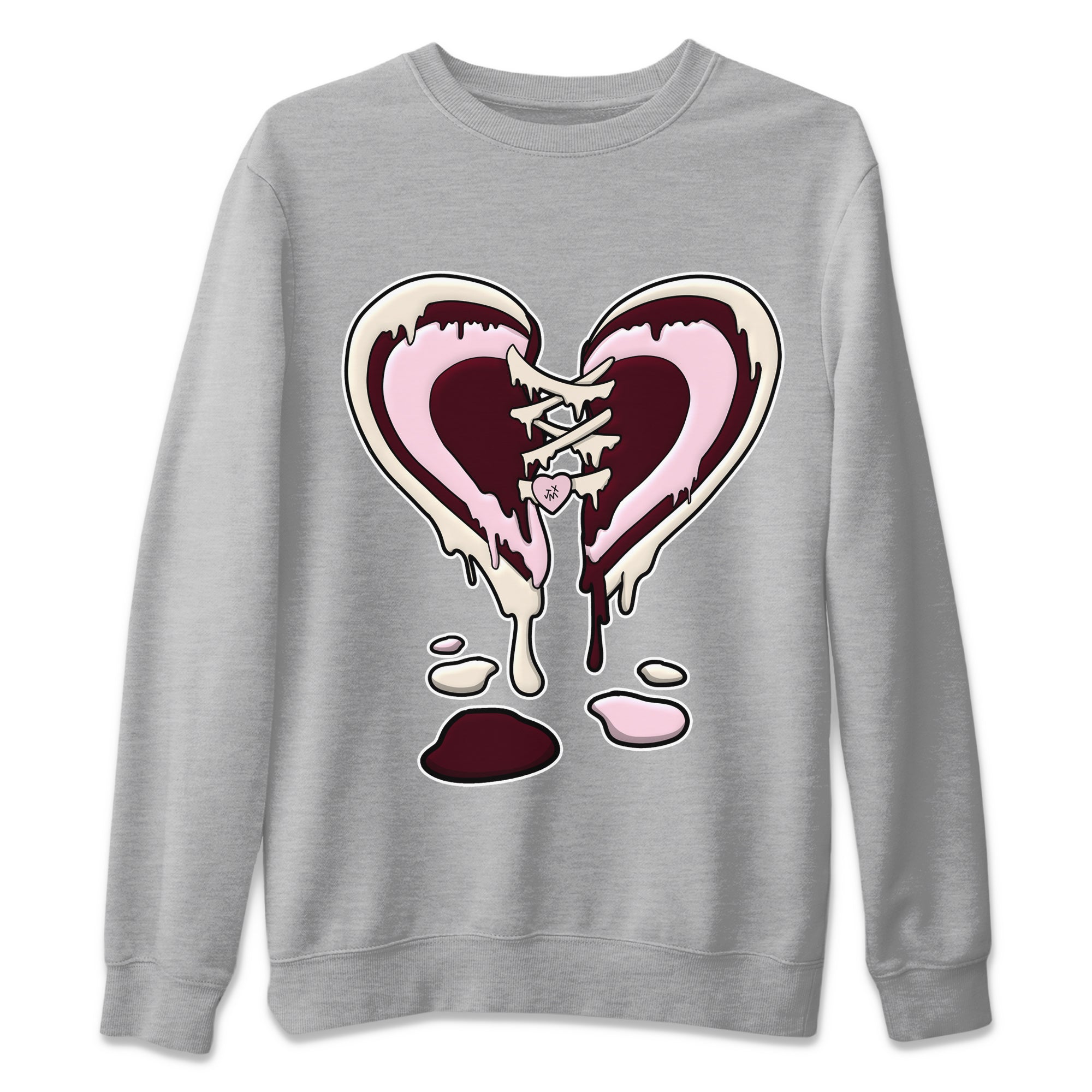 Melting Heart Unisex Sweater – Dunk Valentines Day, Sneakers Matching Sweater