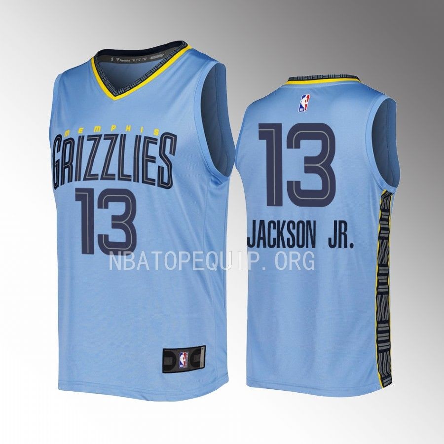 Memphis Grizzlies #13 Jaren Jackson Jr. Statement Edition Jersey 2022-23 Fast Break Blue