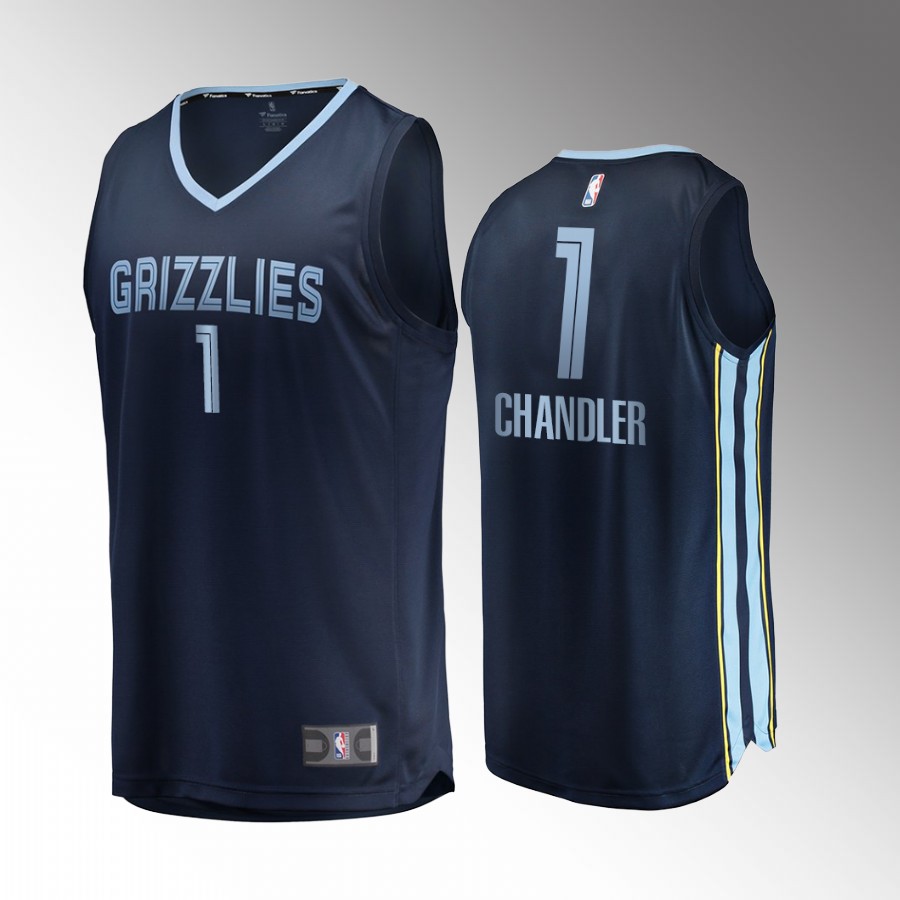 Memphis Grizzlies #1 Kennedy Chandler Icon Edition Jersey Blue