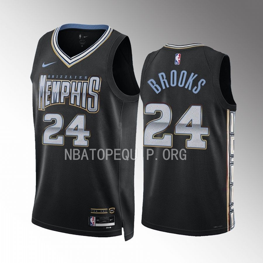Memphis Grizzlies Dillon Brooks 2022-23 City Edition Black #24 Jersey Swingman