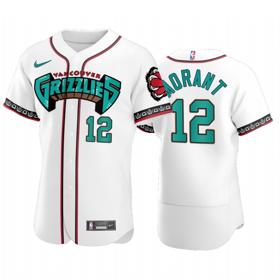 Memphis Grizzlies Ja Morant NBA X MLB Crossover Edition Baseball Jersey Shirts