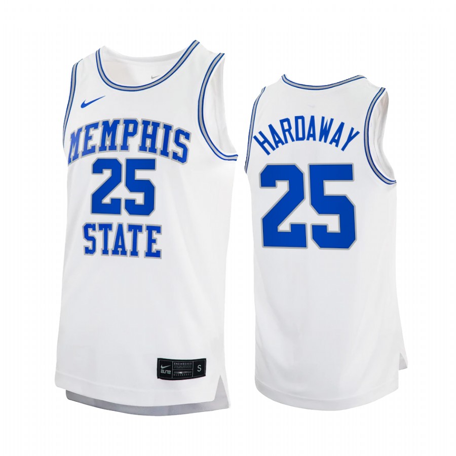 Memphis Tigers Anfernee Hardaway Jersey Retro White Alumni Uniform