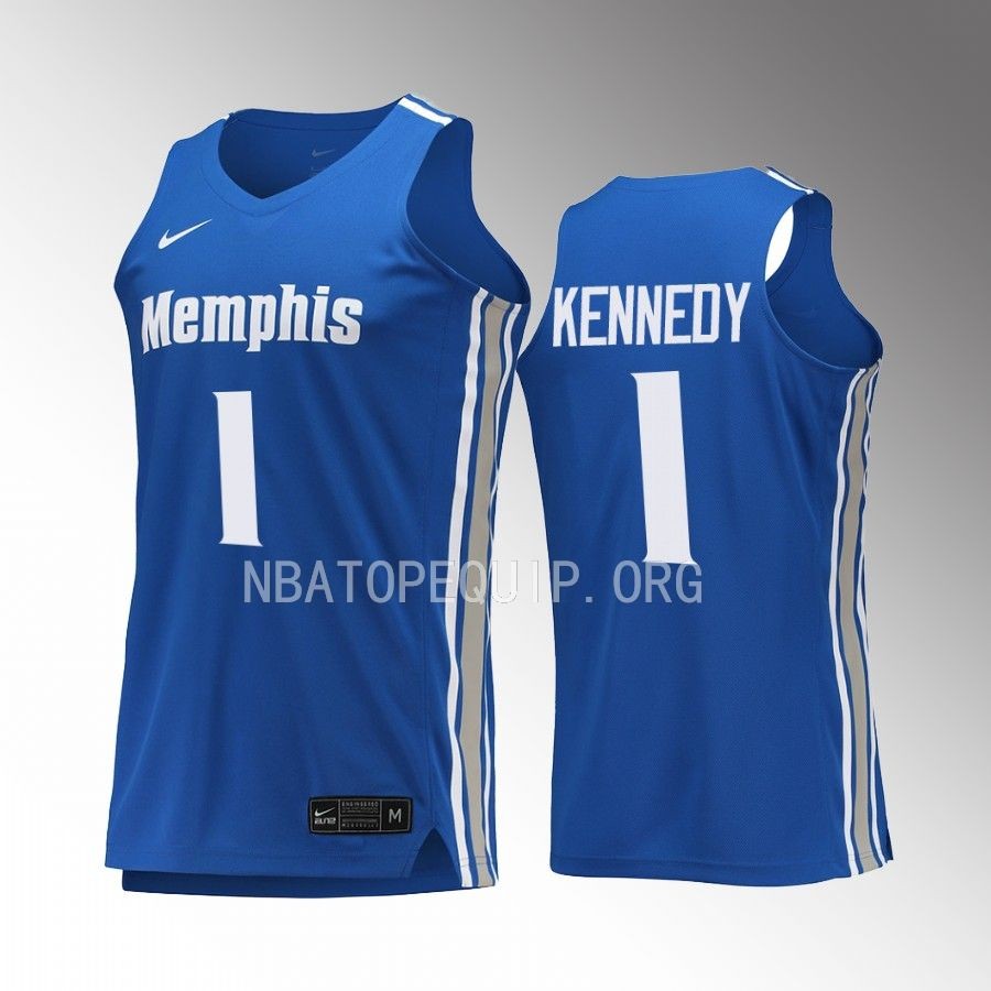 Memphis Tigers Keonte Kennedy Jersey College Royal Uniform