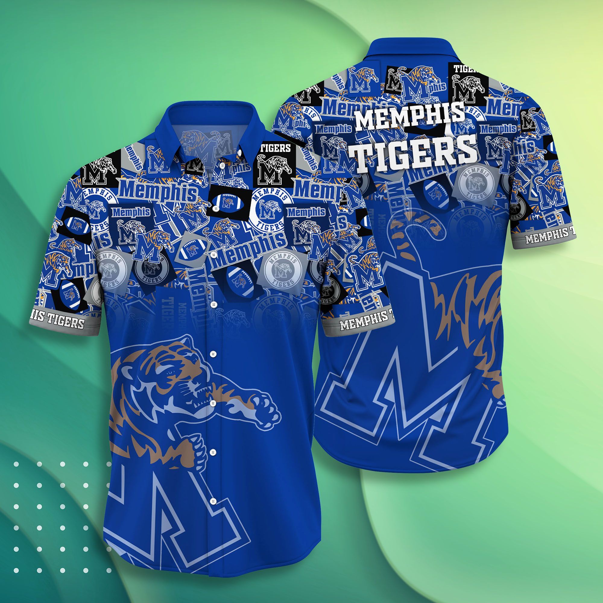 Memphis Tigers NCAA -Hawaii Shirt Style Hot Trending Summer-Hawaiian NACC