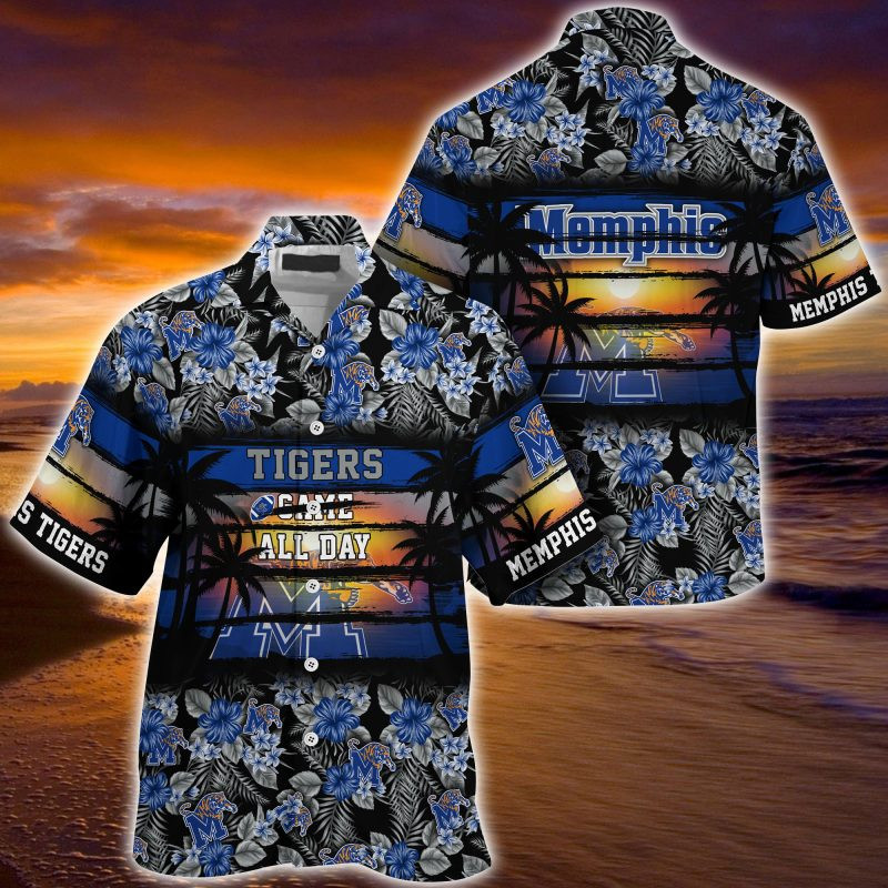 Memphis Tigers NCAA Summer – Hawaii Shirt For This Season – Gift For Sport Lovers Floral Pattern