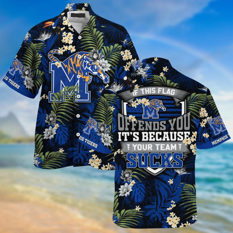 Memphis Tigers NCAA Summer – Hawaii Shirt For This Season – Gift For Sport Lovers With Tropical Patterns