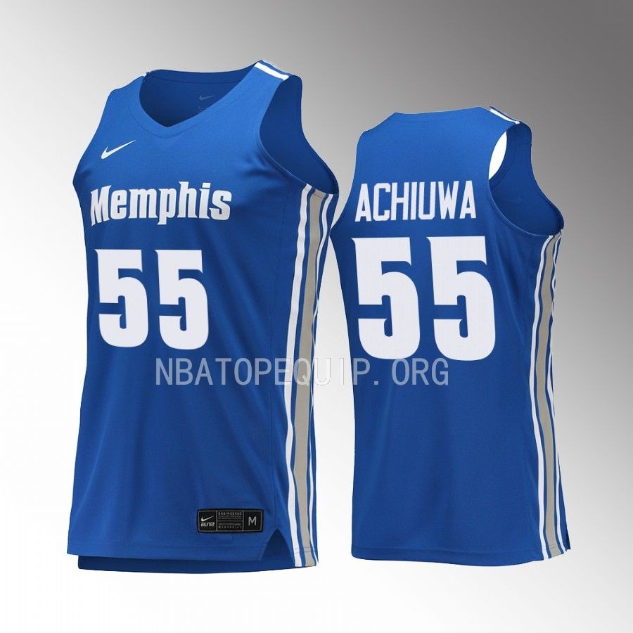 Memphis Tigers Precious Achiuwa Jersey College Royal Uniform